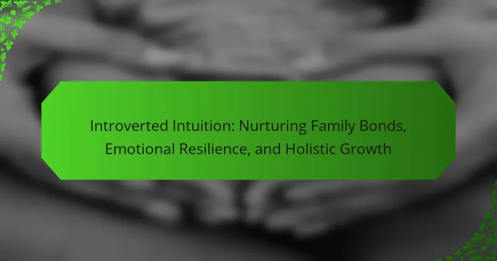 Introverted Intuition: Nurturing Family Bonds, Emotional Resilience, and Holistic Growth