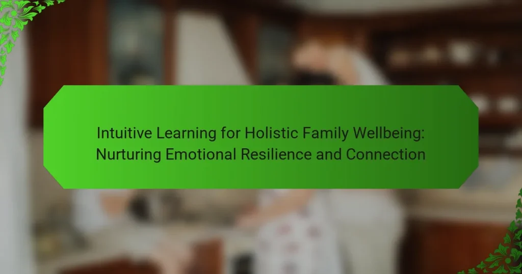 Intuitive Learning for Holistic Family Wellbeing: Nurturing Emotional Resilience and Connection