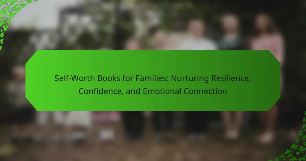 Self-Worth Books for Families: Nurturing Resilience, Confidence, and Emotional Connection