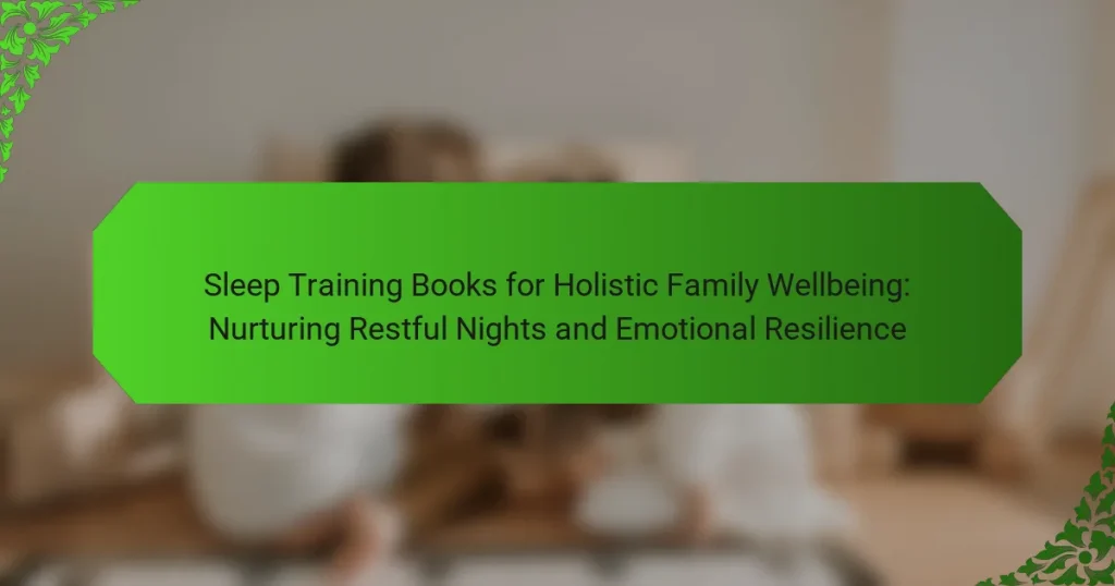 Sleep Training Books for Holistic Family Wellbeing: Nurturing Restful Nights and Emotional Resilience