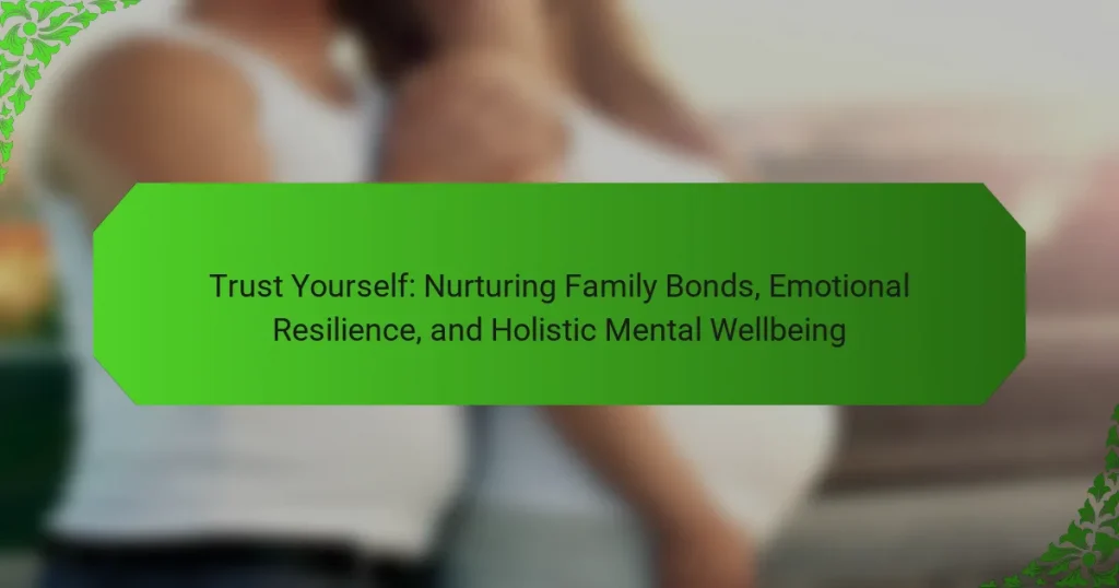 Trust Yourself: Nurturing Family Bonds, Emotional Resilience, and Holistic Mental Wellbeing
