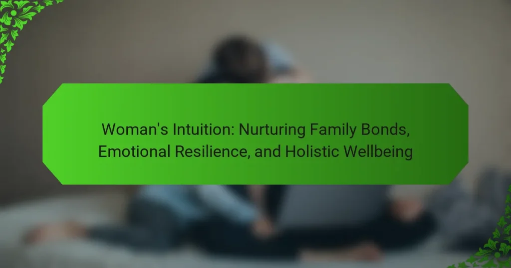 Woman’s Intuition: Nurturing Family Bonds, Emotional Resilience, and Holistic Wellbeing