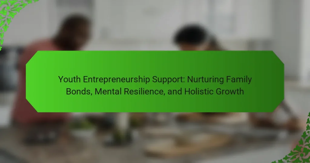 Youth Entrepreneurship Support: Nurturing Family Bonds, Mental Resilience, and Holistic Growth
