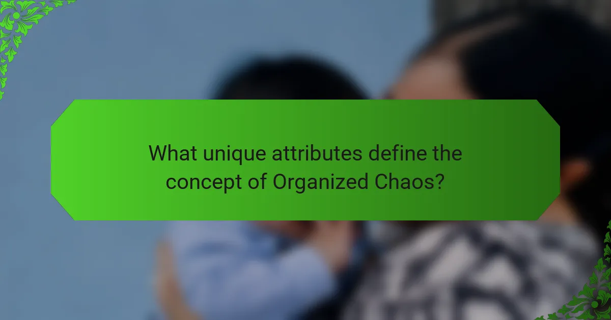 What unique attributes define the concept of Organized Chaos?